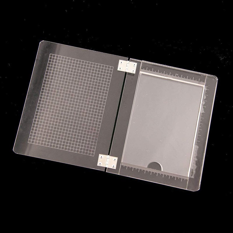 LZBRDY 5.9 by 7.7 Inch Large Clear Stamp Blocks with Grid & Measurements, Acrylic Stamping Platform Tool for Cards, Notebooks, Journals, Invitations & Crafts - Image 4